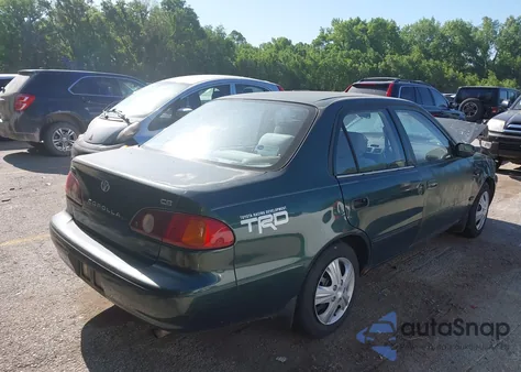 2002 Toyota Corolla Ce from USA, damaged, VIN 1NXBR12E42Z603425